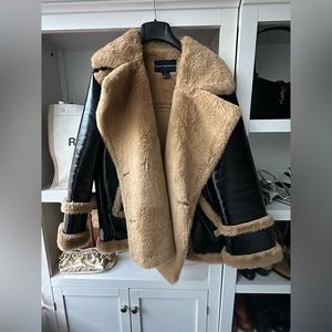 Faux shearling jacket